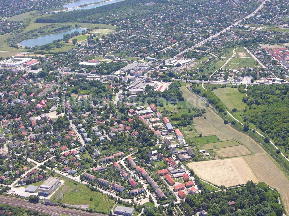 Luftaufnahme Berlin - Wohnsiedlungsneubau Berlin-Kaulsdorf