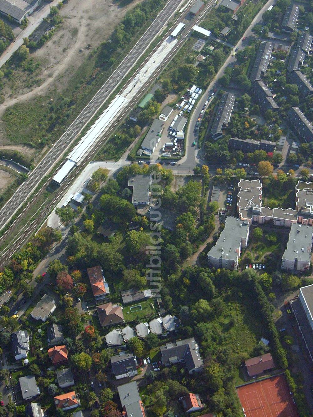 Berlin-Lichterfelde aus der Vogelperspektive: Wohnsiedlungsneubau Berlin-Lichterfelde