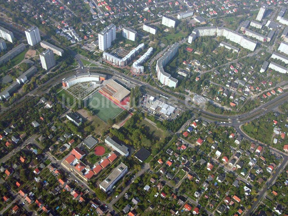 Berlin-Marzahn aus der Vogelperspektive: Wohnsiedlungsneubau Berlin-Marzahn