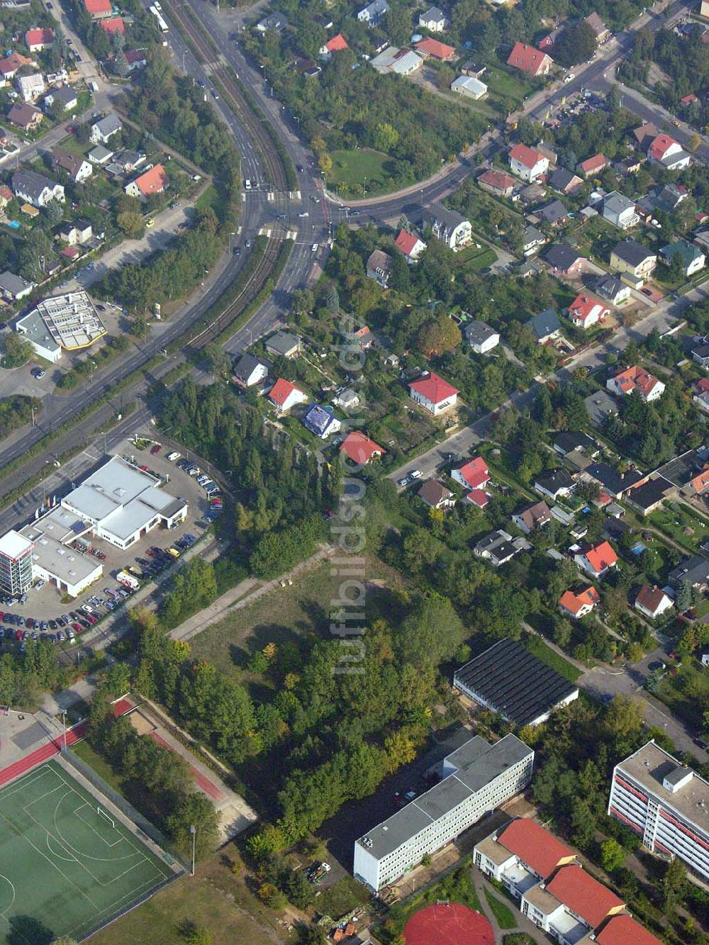 Berlin-Marzahn aus der Vogelperspektive: Wohnsiedlungsneubau Berlin-Marzahn