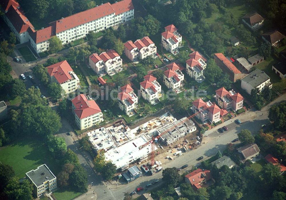 Luftbild Berlin-Pankow - Wohnsiedlungsneubau Berlin-Pankow ?Wohnen am Konsulat?