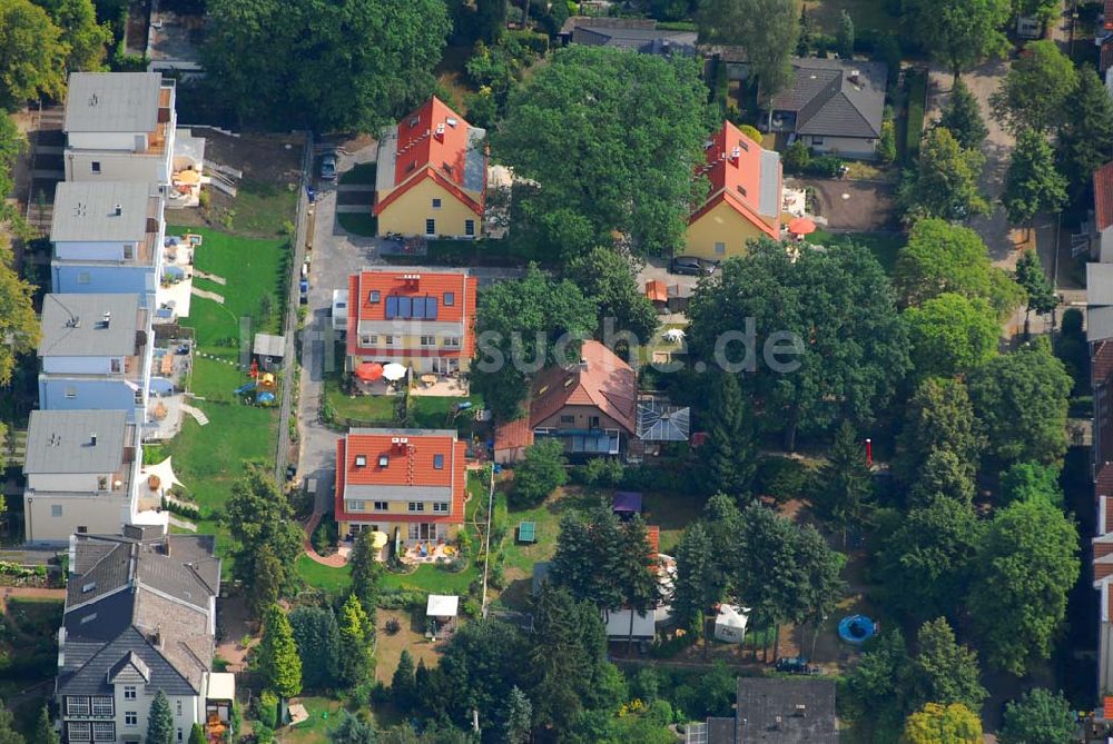 Luftbild Berlin - Wohnsiedlungsneubau der PREMIER-Deutschland GmbH, an der Bondickenstr./Nimrodstr. in Berlin-Reinickendorf