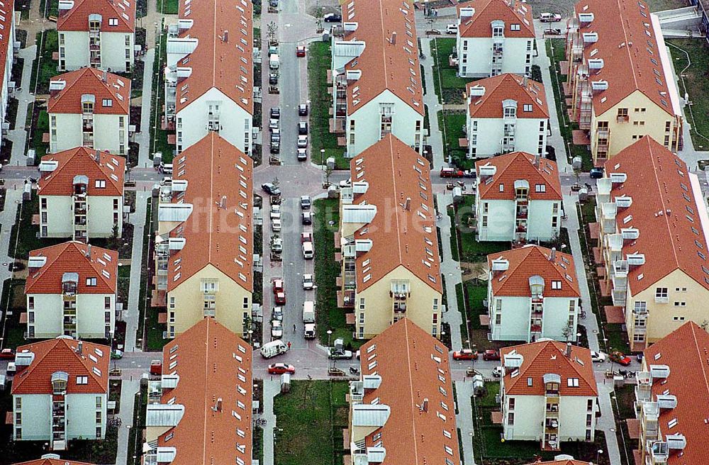 Luftbild Mahlow - 09.09.1995 Wohnstadt Mahlow (Neubau)