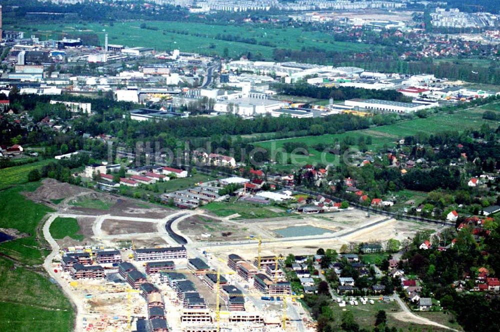 Luftbild Brandenburg - 30.04.1995 Wohnungsbau Bergholz-Rehbrücke