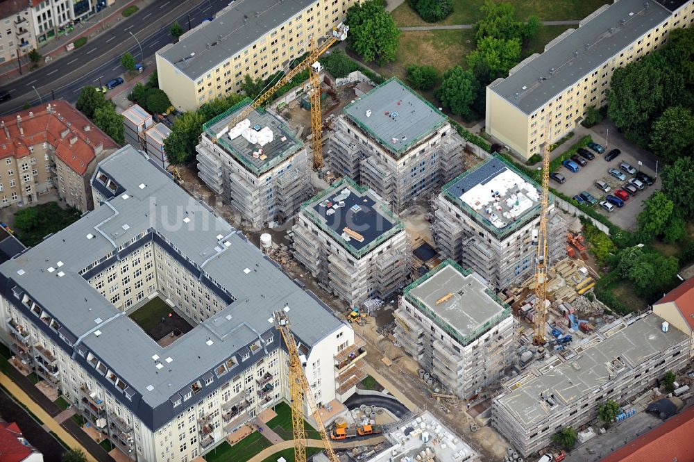 Berlin von oben - Wohnungsbau in Berlin Lichtenberg