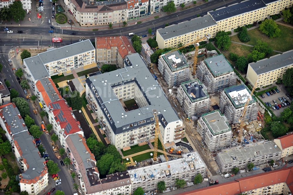 Berlin aus der Vogelperspektive: Wohnungsbau in Berlin Lichtenberg