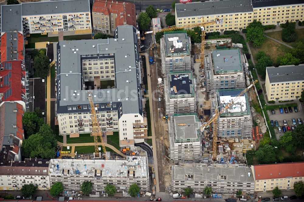 Luftbild Berlin - Wohnungsbau in Berlin Lichtenberg