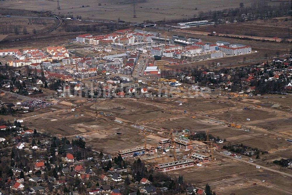 Luftbild Berlin - Wohnungsbau in Karow-Nord