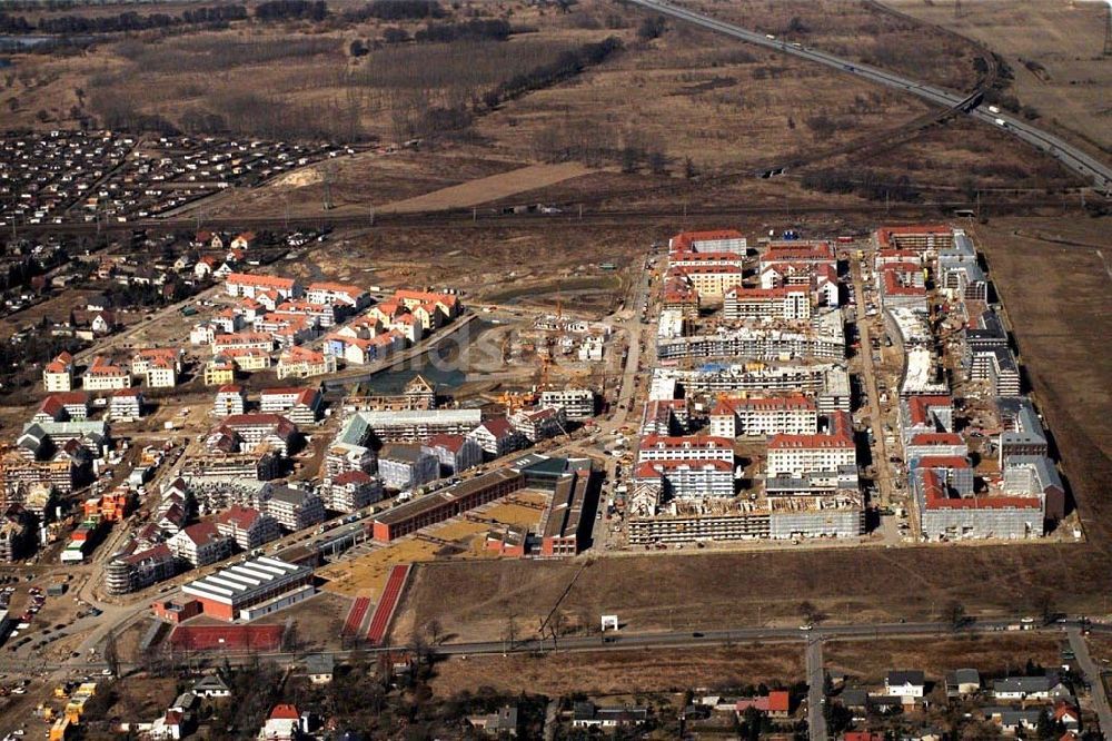 Luftbild Berlin - Wohnungsbau in Karow-Nord