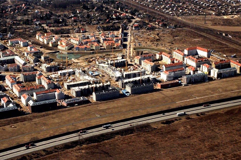 Berlin von oben - Wohnungsbau in Karow-Nord