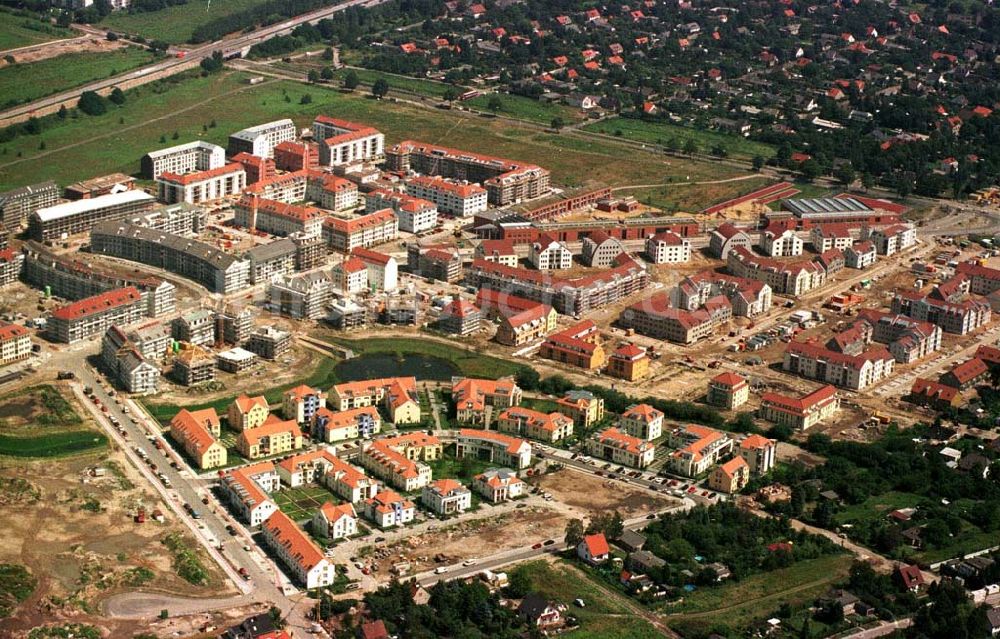 Berlin - Karow-Nord aus der Vogelperspektive: Wohnungsbau in Karow-Nord