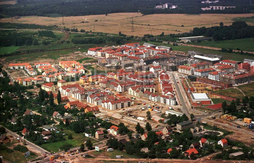 Berlin - Karow-Nord von oben - Wohnungsbau in Karow-Nord