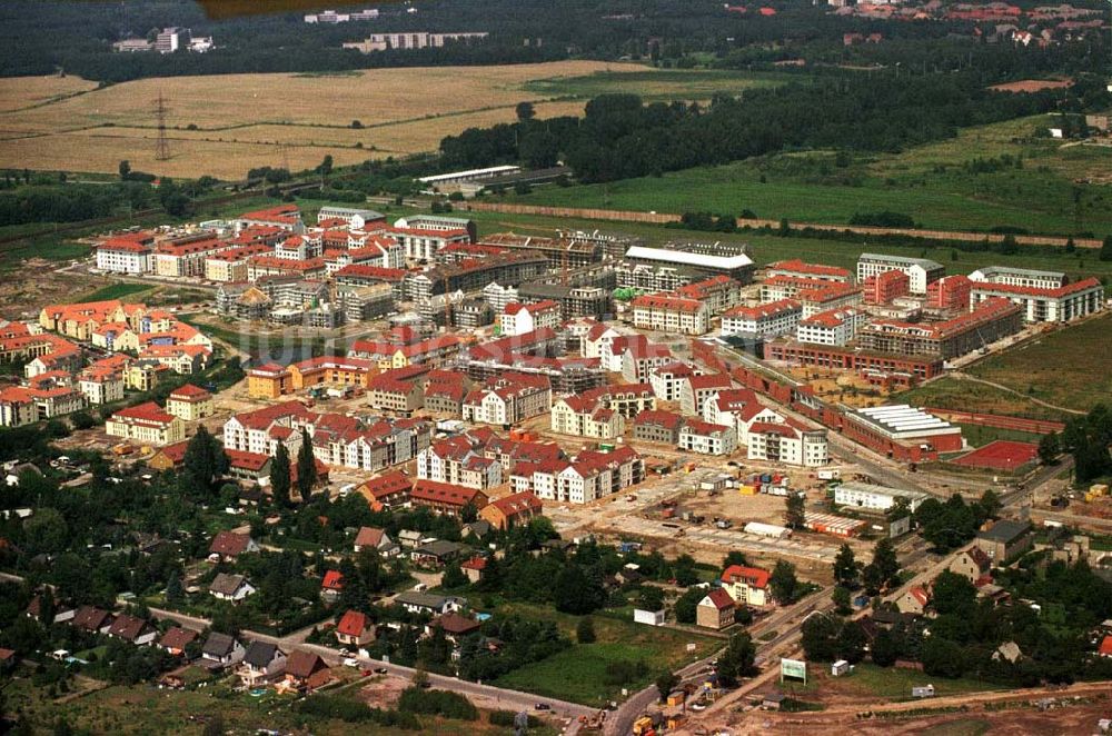 Berlin - Karow-Nord aus der Vogelperspektive: Wohnungsbau in Karow-Nord