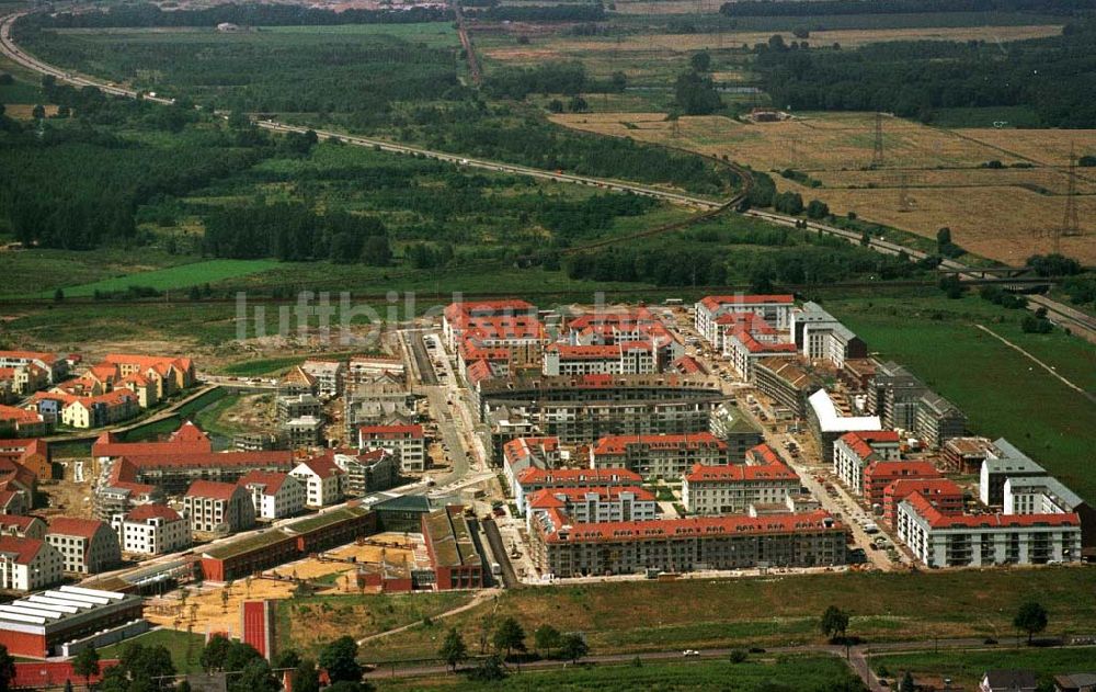 Berlin - Karow-Nord von oben - Wohnungsbau in Karow-Nord