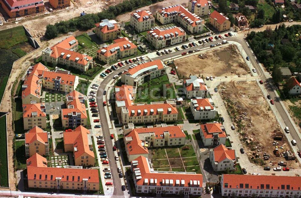 Berlin - Karow-Nord von oben - Wohnungsbau in Karow-Nord