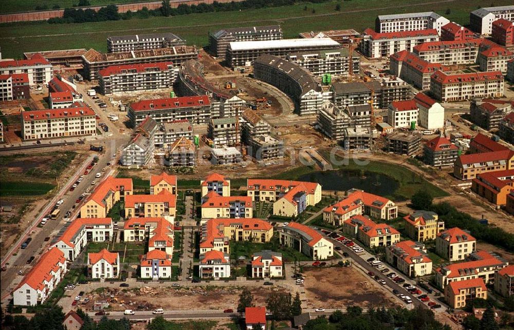 Berlin - Karow-Nord aus der Vogelperspektive: Wohnungsbau in Karow-Nord