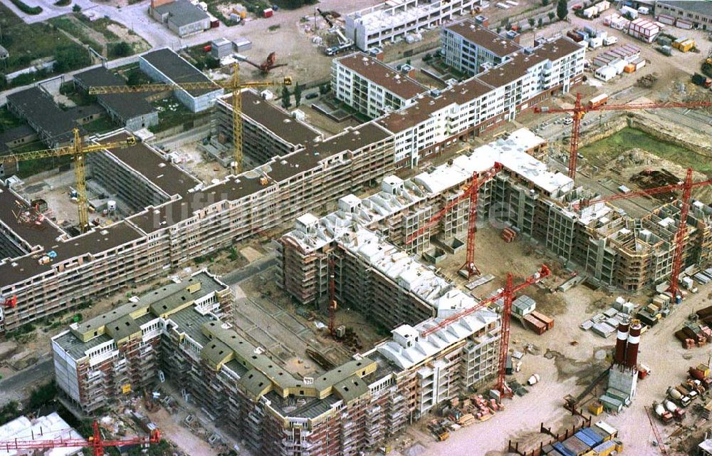 Luftaufnahme Berlin - Wohnungsbau Landsberger Allee