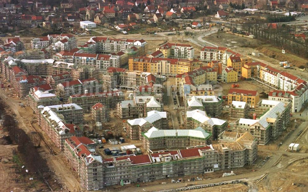 Luftbild Potsdam - 12.02.94 Wohnungsbau in Potsdam am Kirchsteigfeld