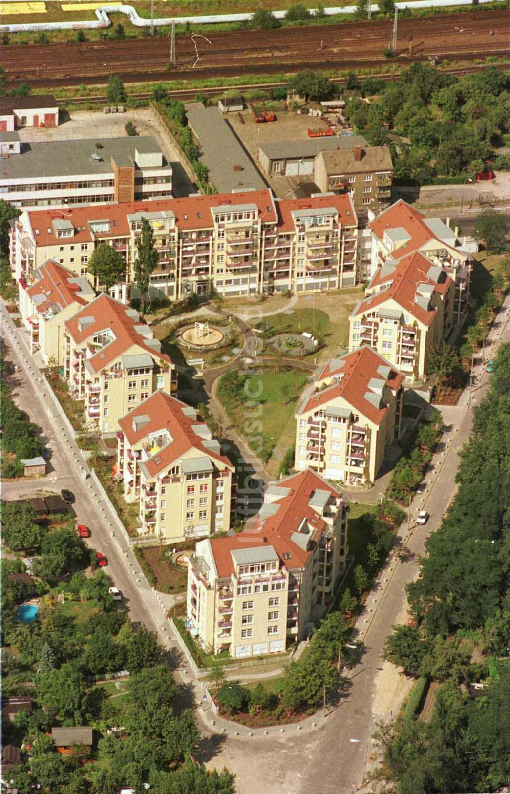 Luftaufnahme Berlin - Lichtenberg - Wohnungsbau an der Seddiner Straße