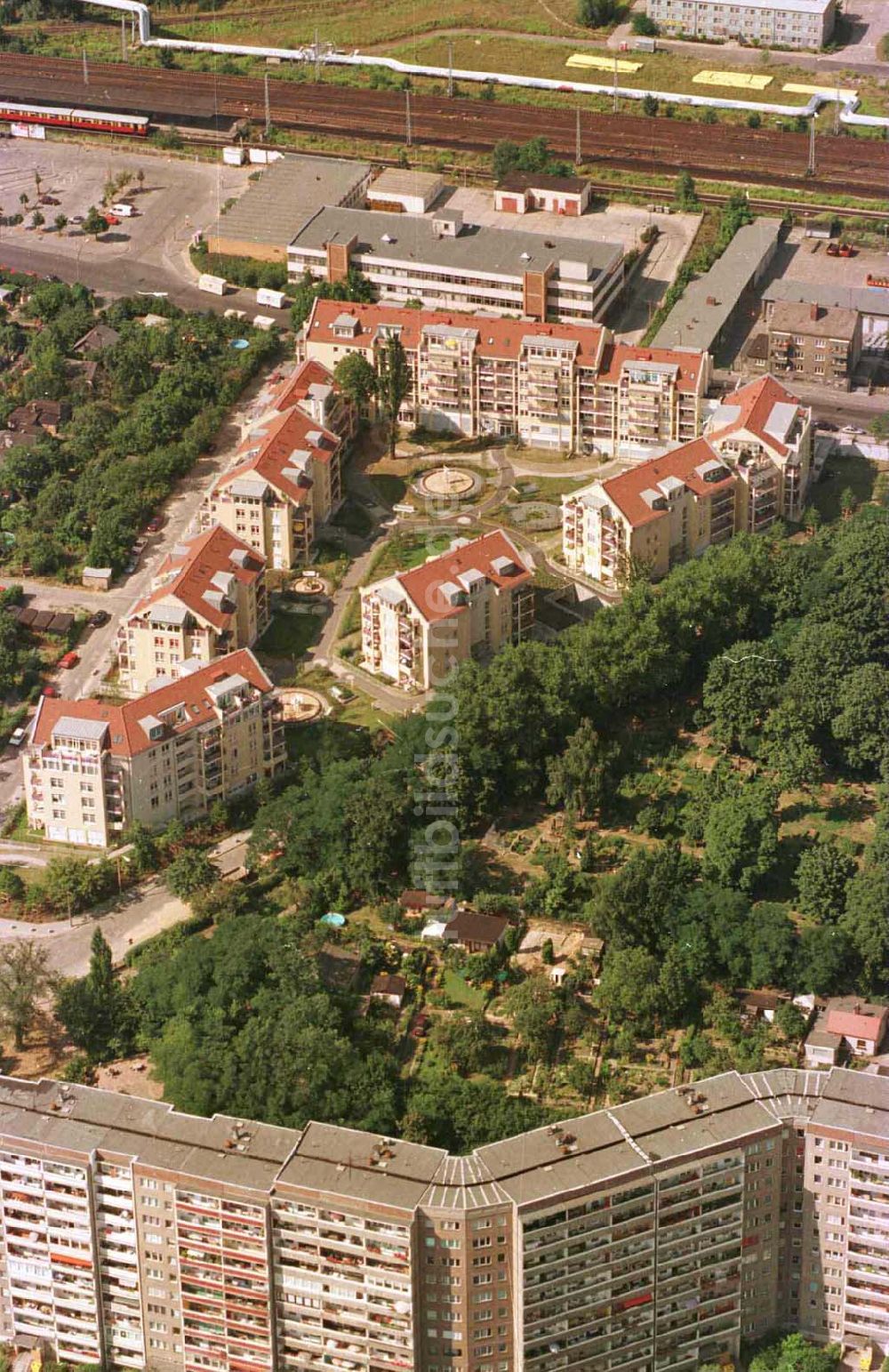 Berlin - Lichtenberg von oben - Wohnungsbau an der Seddiner Straße