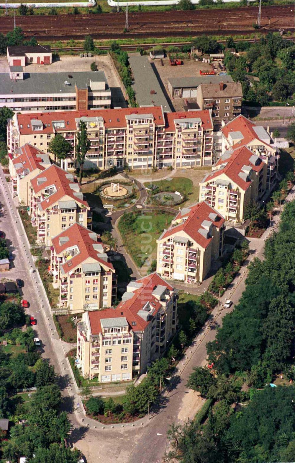 Berlin - Lichtenberg aus der Vogelperspektive: Wohnungsbau an der Seddiner Straße