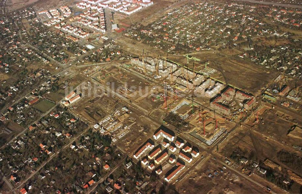 Berlin von oben - Wohnungsbau im Wohngebiet Karow - Nord