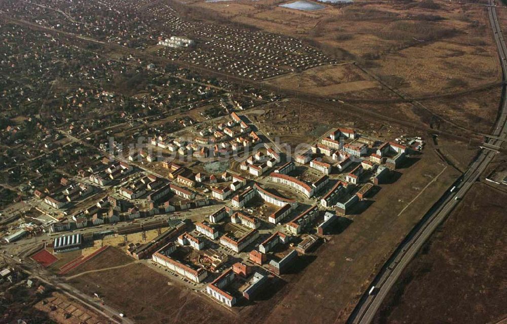 Luftbild Berlin - Wohnungsbau im Wohngebiet Karow - Nord