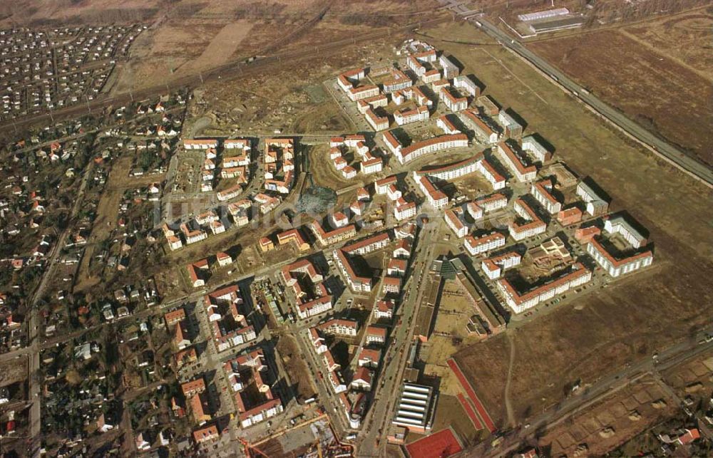 Berlin von oben - Wohnungsbau im Wohngebiet Karow - Nord