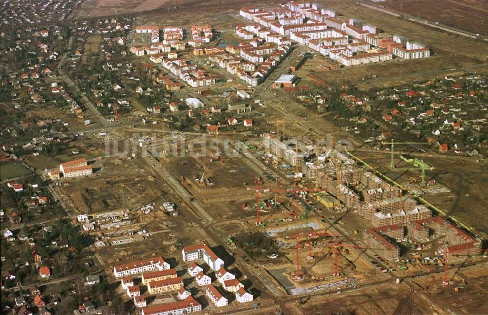 Luftbild Berlin - Wohnungsbau im Wohngebiet Karow - Nord