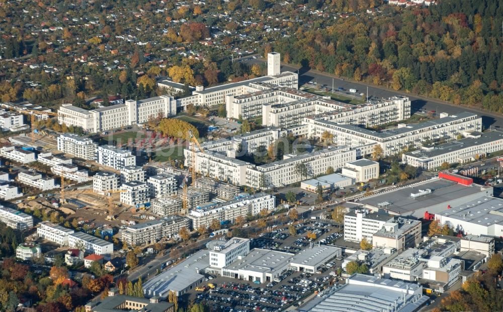 Berlin aus der Vogelperspektive: Wohnungsbauprojekt GreenLofts Monroe Park in Berlin-Lichterfelde