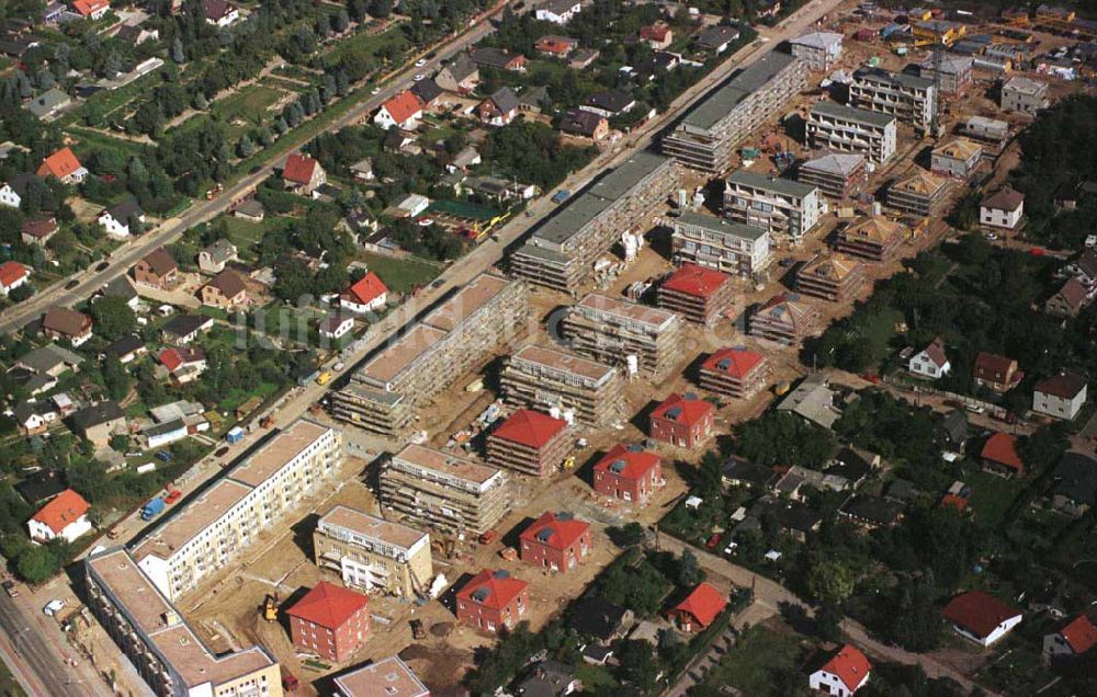 Berlin-Altglienicke von oben - Wohnungsneubau in Altglienicke