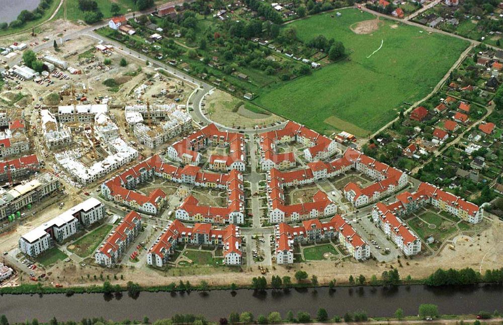 Luftbild Hennigsdorf / BRB - Wohnungsneubau bei Hennigsdorf.