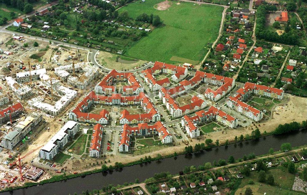 Luftaufnahme Hennigsdorf / BRB - Wohnungsneubau bei Hennigsdorf.