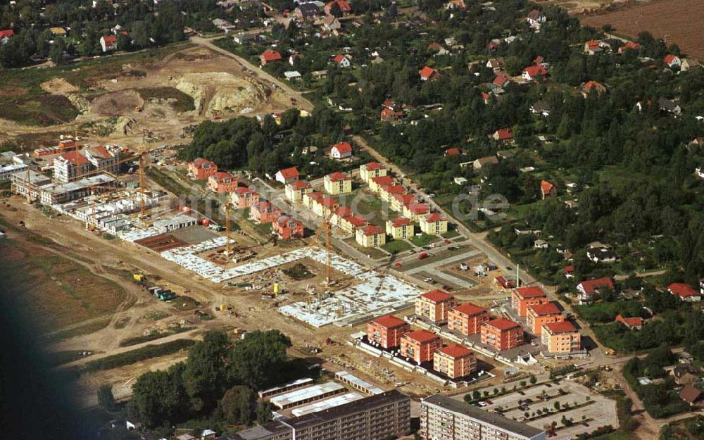 Luftaufnahme Bernau - Wohnungsneubau in Bernau