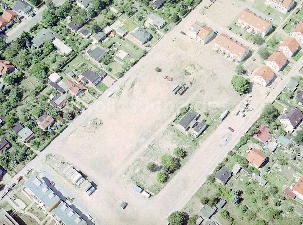 Luftbild Berlin - Wohnungsneubau an der Blankenfelder Straße in Berlin-Buchholz ( Stadtbezirk Berlin-Pankow).