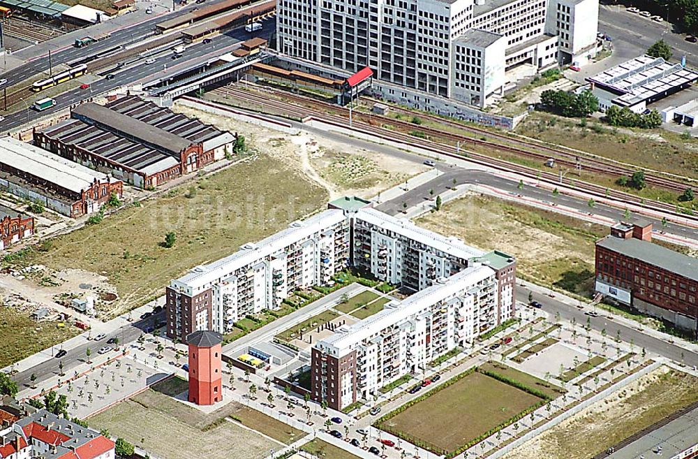 Berlin- Lichtenberg von oben - Wohnungsneubau in der Eldenaer Str. in Berlin- Lichtenberg.