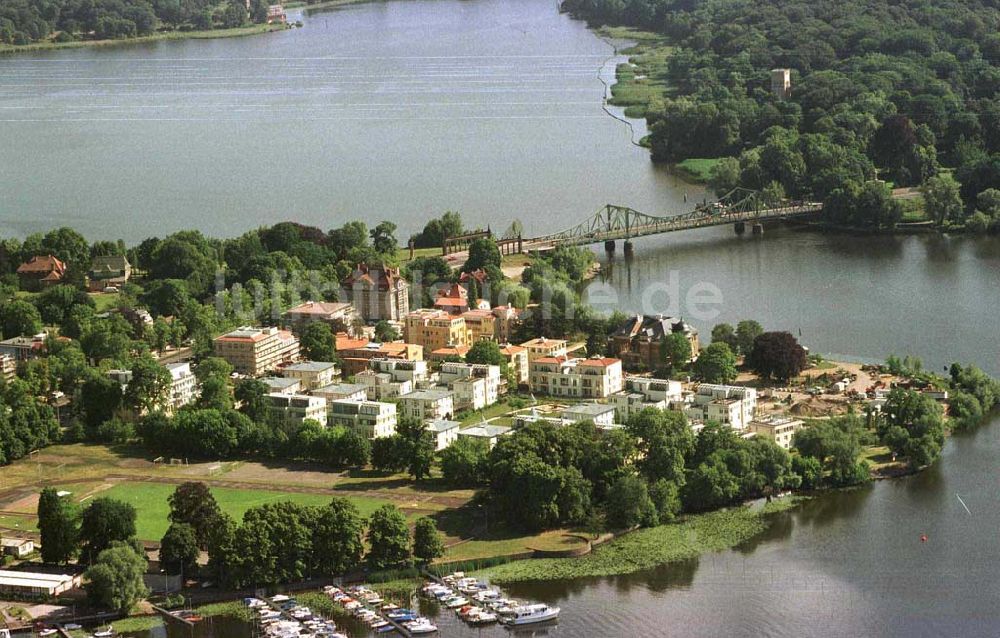 Luftbild Potsdam / Glienicker Horn - Wohnungsneubau am Glienicker Horn