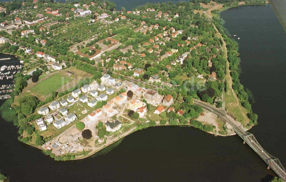 Potsdam / Glienicker Horn von oben - Wohnungsneubau am Glienicker Horn