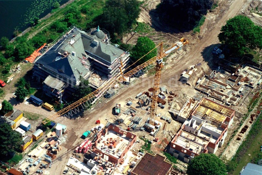 Luftbild Potsdam - Wohnungsneubau am Glienicker Horn.