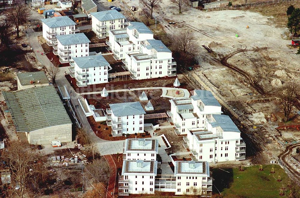 Luftbild Potsdam - 06.03.1995 Wohnungsneubau am Glienicker Horn an der Glienicker Brücke