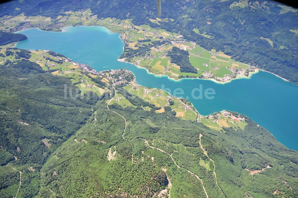 Luftbild Sankt Gilgen - Wolfgangsee an der Gemeinde Sankt Gilgen im Bundesland Salzburg in Österreich