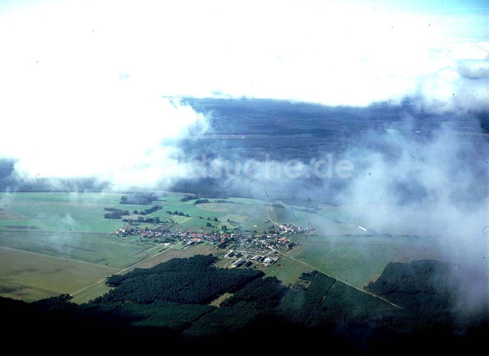 Luftaufnahme Wollin / SA - Wollin - östlich von Magdeburg aus 5000ft Höhe