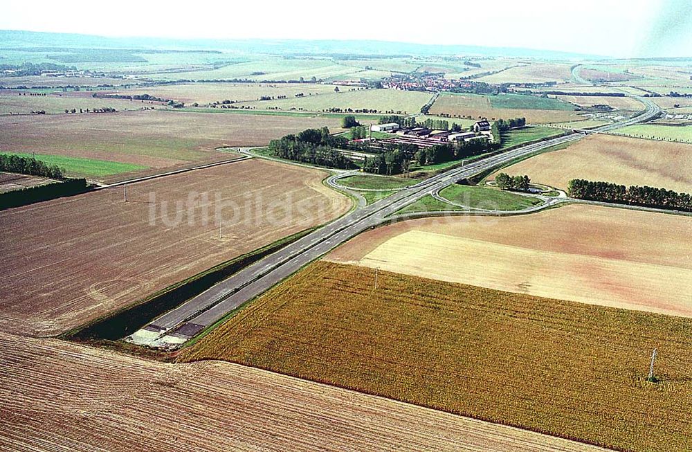 Luftbild Worbis/ Hessen - Worbis/ Hessen 20.09.2003 Fertiges Teilstück der A36