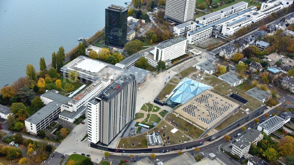 Luftaufnahme Bonn - World Conference Center in Bonn im Bundesland Nordrhein-Westfalen, Deutschland