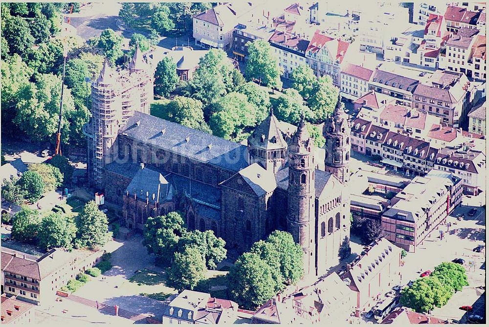 Worms aus der Vogelperspektive: Worms Dom