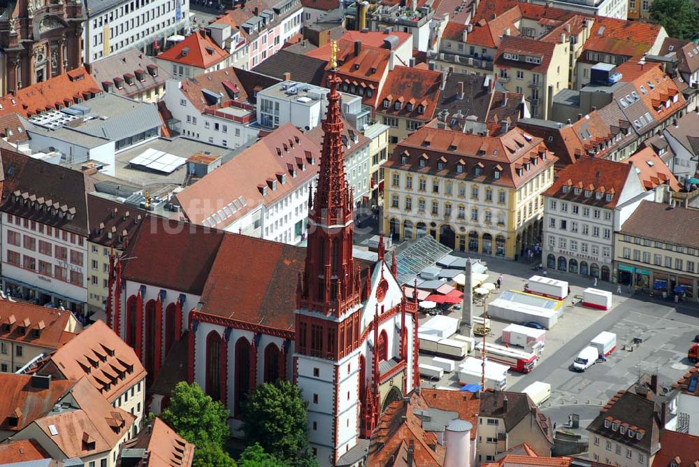 Luftbild Würzburg - Würzburger Marienkapelle