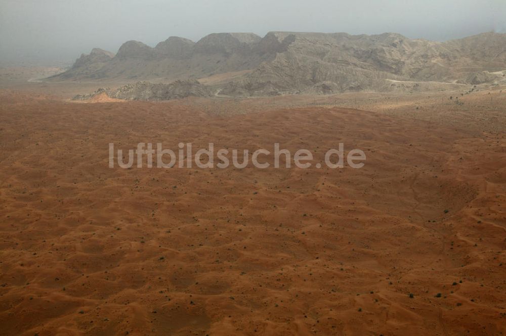 Dubai aus der Vogelperspektive: Wüste Dubai