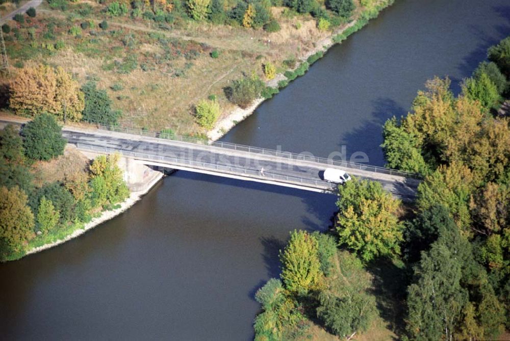 Luftbild Wusterwitz - Wusterwitzer Brücke