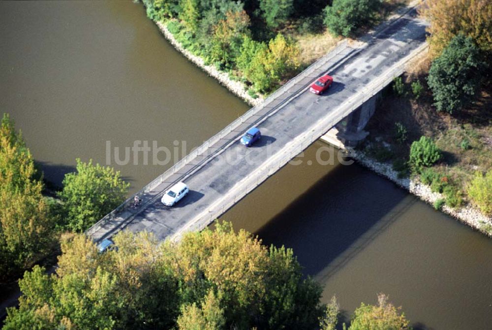 Wusterwitz aus der Vogelperspektive: Wusterwitzer Brücke