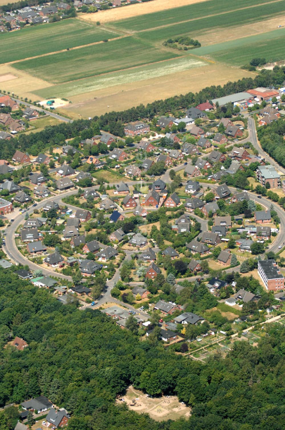 Luftaufnahme Wyk auf Föhr - Wyk auf Föhr